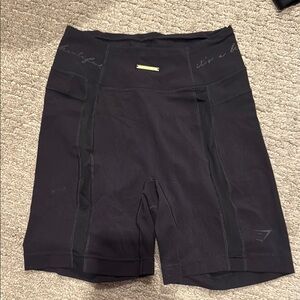 Gymshark x Whitney Simmons Black Bike Shorts High Waist Stretch